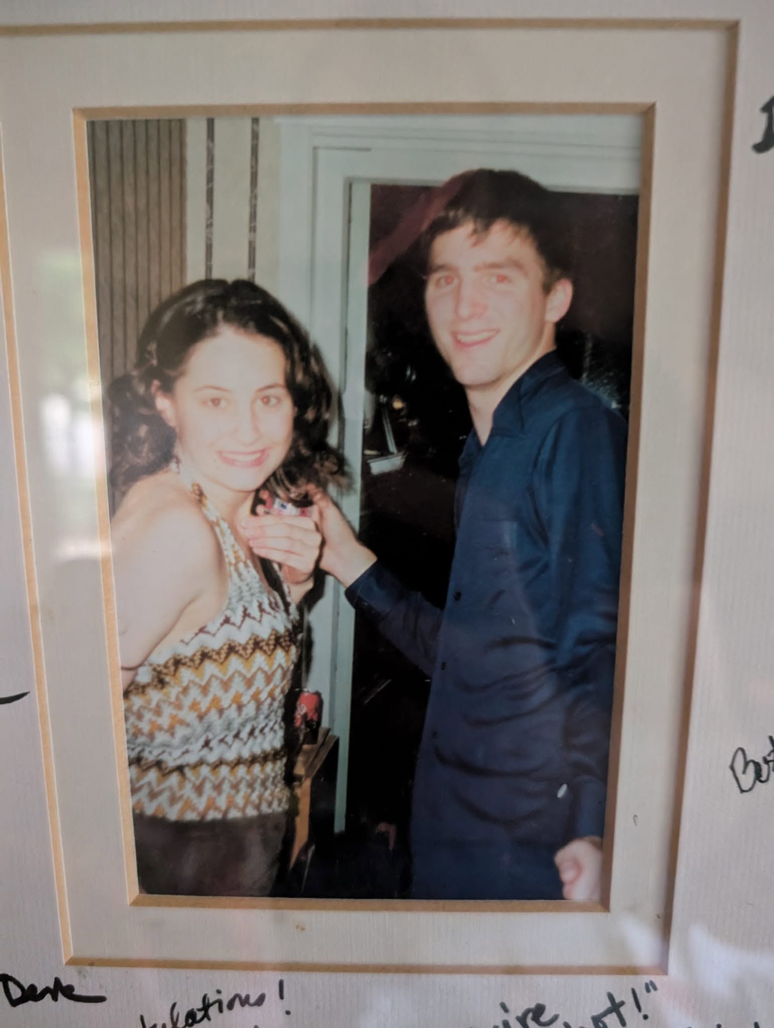 Old printed photo from Oxford Lake in 2000